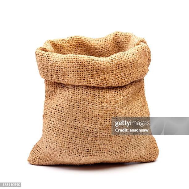 sack - hessian stock pictures, royalty-free photos & images