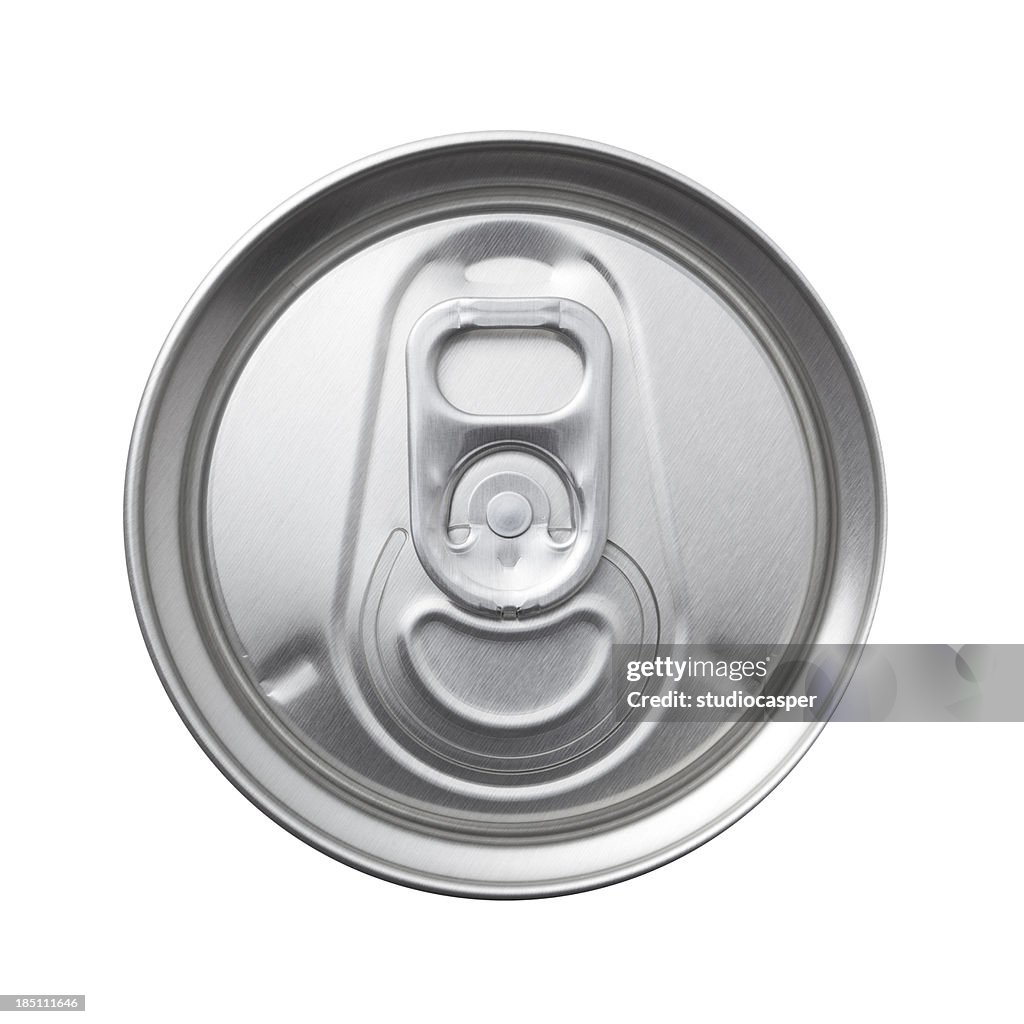 Aluminum can top macro