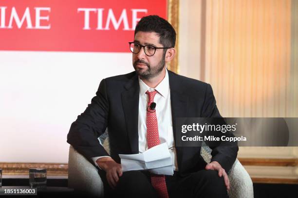 Sam Jacobs speaks onstage during A Year In TIME at The Plaza Hotel on December 12, 2023 in New York City.