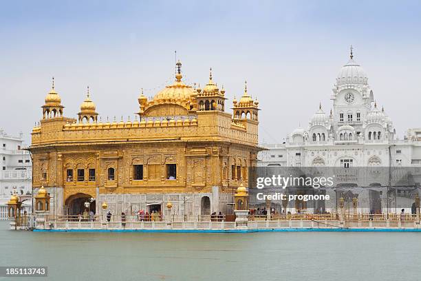 golden temple amritsar, india - golden temple india stock pictures, royalty-free photos & images