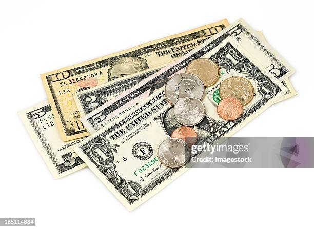 dollars - five dollar bill stock pictures, royalty-free photos & images