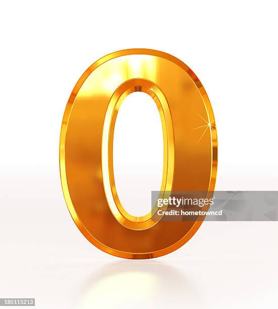 gold number 0 - zero stock pictures, royalty-free photos & images