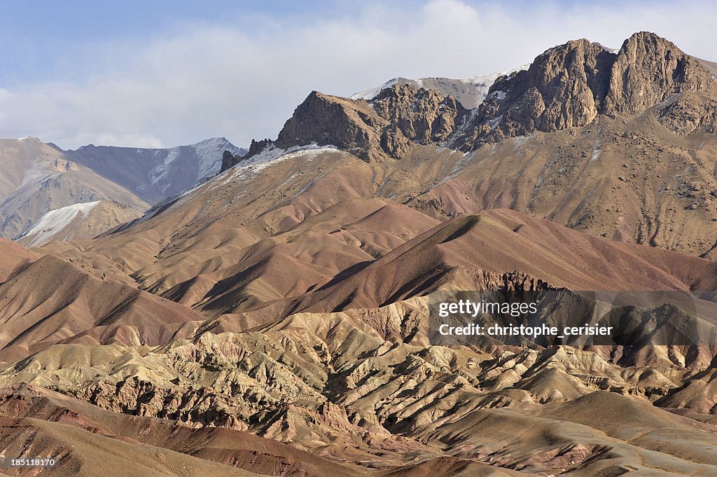 Afganistán coloridos las montañas