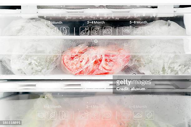 freezer trays filled with food - best before stock pictures, royalty-free photos & images