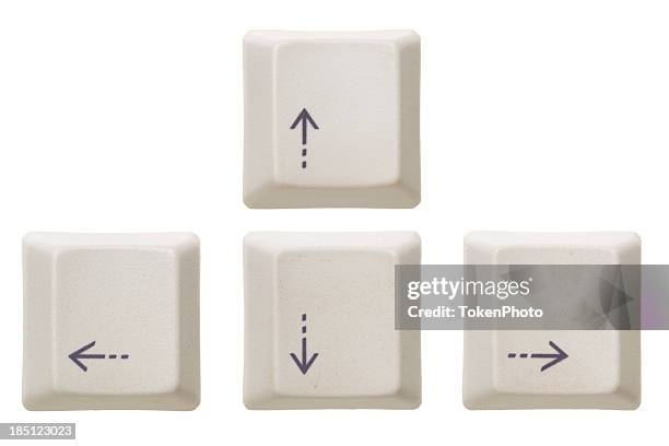 arrow keys - computer key stock pictures, royalty-free photos & images