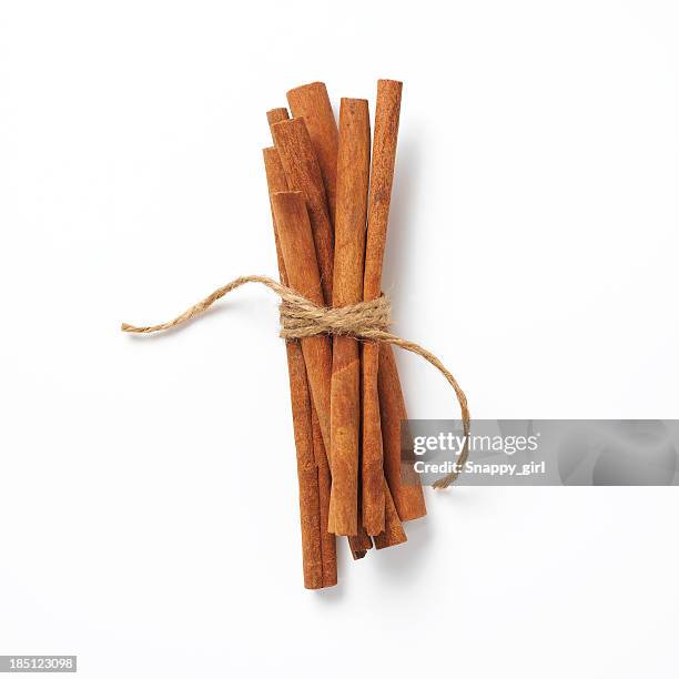 cinnamon sticks - cassia bark stock pictures, royalty-free photos & images