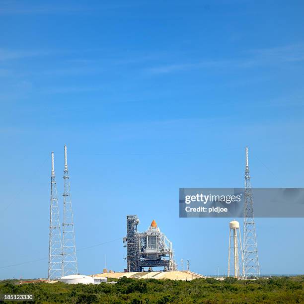 nave espacial plataforma de lançamento - cabo canaveral imagens e fotografias de stock