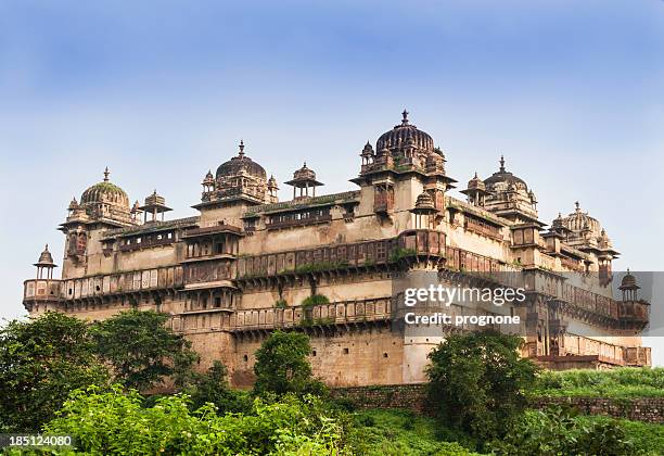 jahangiri mahal palace in orchha - madhya pradesh stock-fotos und bilder