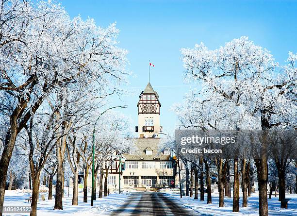 assiniboine park pavillon winnipeg - winnipeg stock-fotos und bilder