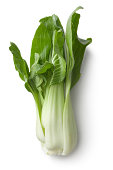 Vegetables: Bok Choy Isolated on White Background