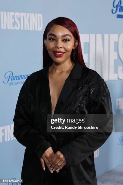 Paigion attends the "Finestkind" Los Angeles Premiere on December 12, 2023 in West Hollywood, California.