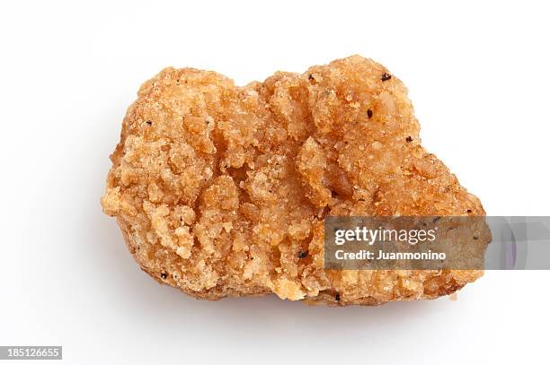 chicken nugget - gefrituurde kip stockfoto's en -beelden