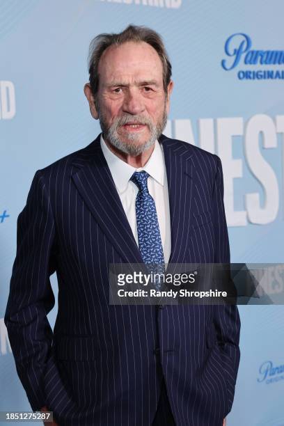 Tommy Lee Jones attends the "Finestkind" Los Angeles Premiere on December 12, 2023 in West Hollywood, California.