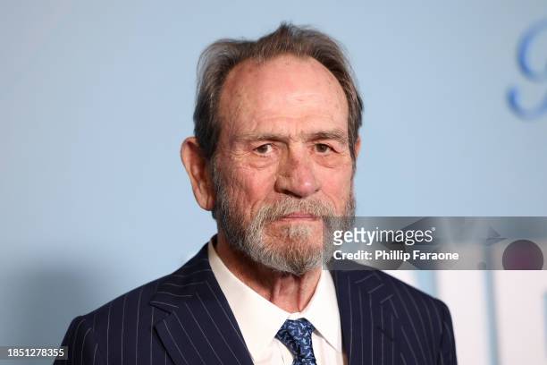 Tommy Lee Jones attends the Los Angeles Premiere of Paramount+'s "Finestkind" at Pacific Design Center on December 12, 2023 in West Hollywood,...