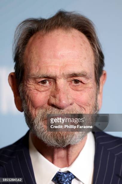 Tommy Lee Jones attends the Los Angeles Premiere of Paramount+'s "Finestkind" at Pacific Design Center on December 12, 2023 in West Hollywood,...