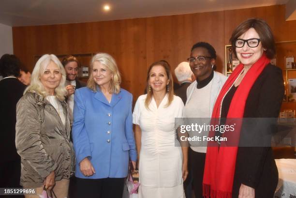 Guest, Joëlle Garriaud-Maylam, Karine Ohana, Carole Tawema and Jasna Bosnic from Cartier attend the “What Does Beauty Brings To Humanity” Elizabeth...