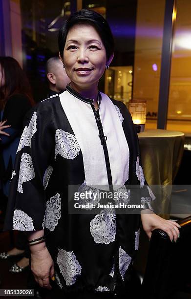 Mimi Tang attends Mandarin Oriental Hong Kong's 50th Anniversary Gala on October 17, 2013 in Hong Kong.