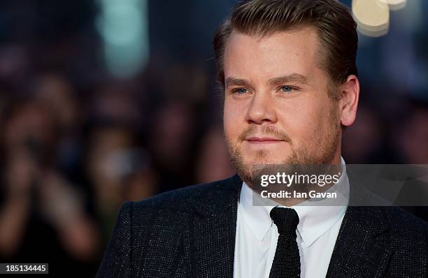 James Corden attends the European premiere of "One Chance" at The Odeon Leicester Square on October 17, 2013 in London, England.