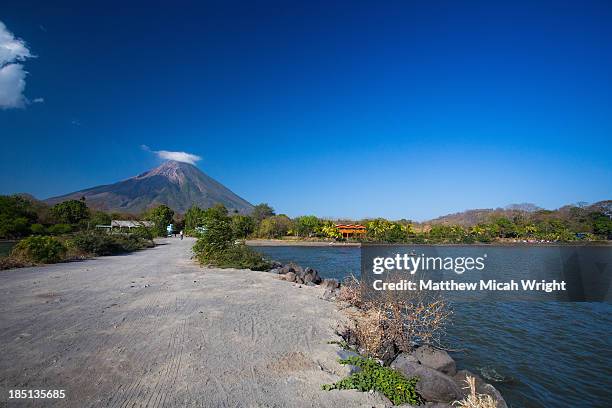 isle of ometepe - concepcion stock pictures, royalty-free photos & images