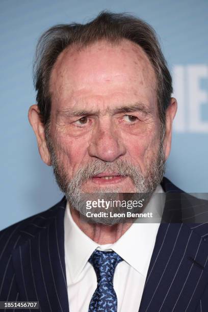 Tommy Lee Jones attends Los Angeles Premiere of Paramount+'s "Finestkind" at Pacific Design Center on December 12, 2023 in West Hollywood, California.