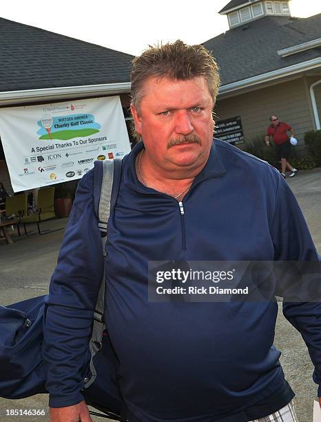 Country Singer/Songwriter Joe Diffie attends the T.J. Martell Foundation 2013 Wirtgen America Charity Gold Classic at the Hermitage Golf Course on...