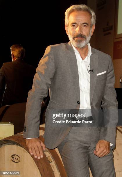 Actor Imanol Arias attends 'The 1824 series' whisky by The Macallan party photocall at 1113 Loft on October 17, 2013 in Madrid, Spain.