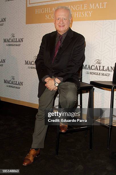 Actor Juan Echanove attends 'The 1824 series' whisky by The Macallan party photocall at 1113 Loft on October 17, 2013 in Madrid, Spain.