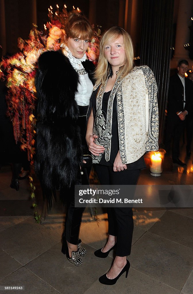 Alexander McQueen And Frieze Dinner Celebrating Frieze Art Fair 2013