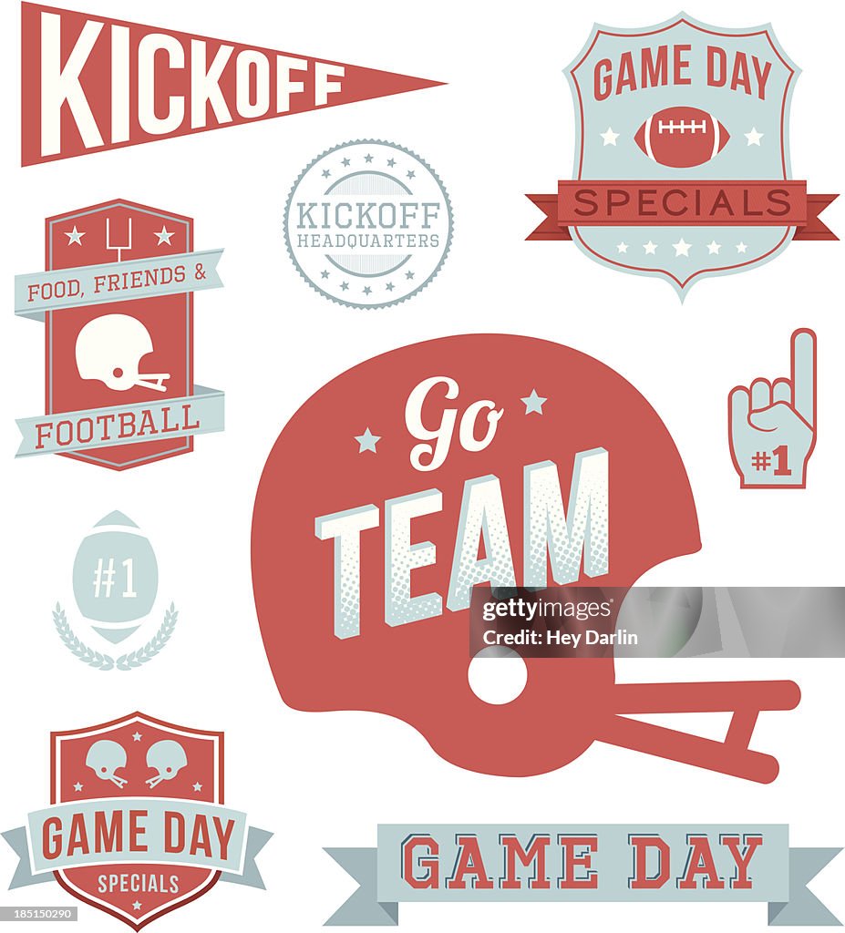 Football Text Banners