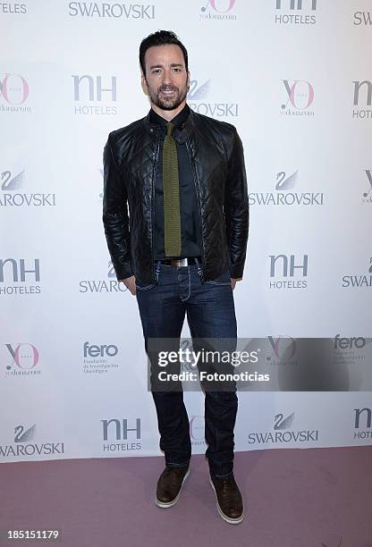 Pablo Puyol attends Yo Dona and Swarovski 'Pink Hope' event on October 17, 2013 in Madrid, Spain.