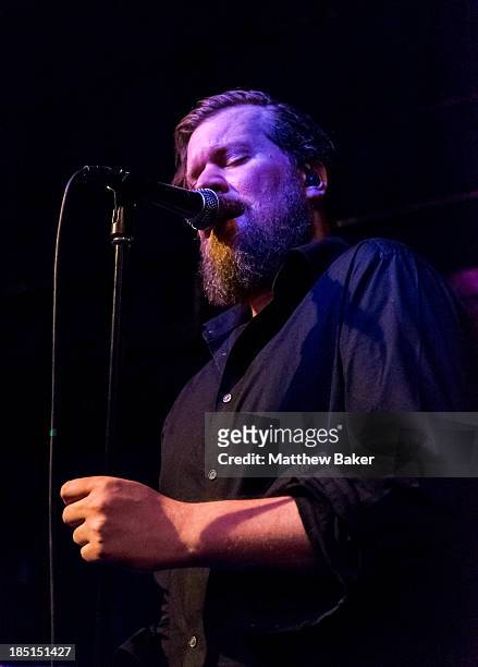 John Grant performs on stage at The Jazz Cafe as part of the Q Awards series of concerts on October 17, 2013 in London, England.
