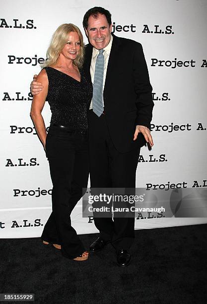 Richard Kind and Dana Stanley attend the Project A.L.S. 15th Anniversary at Roseland Ballroom on October 17, 2013 in New York City.