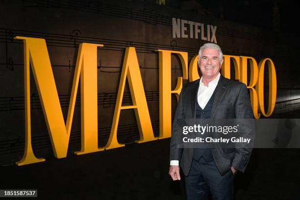 Dean Zupancic attends Netflix's Maestro LA special screening at Academy Museum of Motion Pictures on December 12, 2023 in Los Angeles, California.