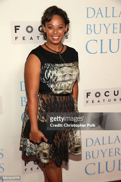Actress Donna Duplantier attends Focus Features' "Dallas Buyers Club" premiere at the Academy of Motion Picture Arts and Sciences on October 17, 2013...