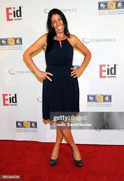 Rudy Foundation fouder Cheryl Ruettiger arrives at the 20th anniversary celebration of the release of the movie "Rudy" at the Brenden Theatres inside...