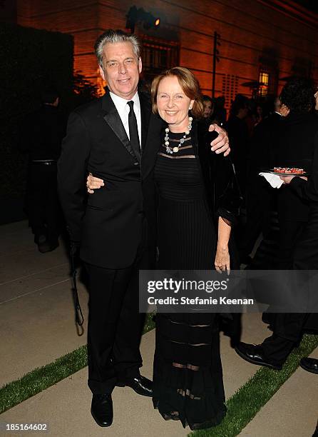 Director Michael Ritchie and actress Kate Burton attend the Wallis Annenberg Center for the Performing Arts Inaugural Gala presented by Salvatore...