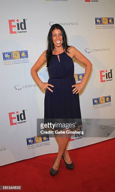 Director of the Rudy Foundation Cheryl Ruettiger arrives at the 20th anniversary celebration of the film "Rudy" at the Brenden Theatres inside the...