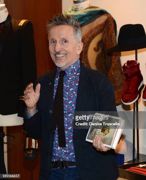 Simon Doonan speaks about his new book at Barneys New York, Tom Skancke, Andre Wade, Brig Lawson And Phil Reynolds Host Simon Doonan In Support Of...