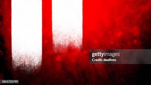 dark red maroon colored blank empty grunge textured effect rustic vibrant celebration horizontal background with abstract blotches pattern all over and a glowing centre with vignette and two white paint brush strokes - lower third stock illustrations