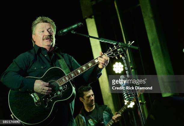 Singer/Songwriter Joe Diffie performs at the 16th annual Buds-n-Suds Music Festival a benifit for Crohns & Colitis Foundation of America Tennessee...