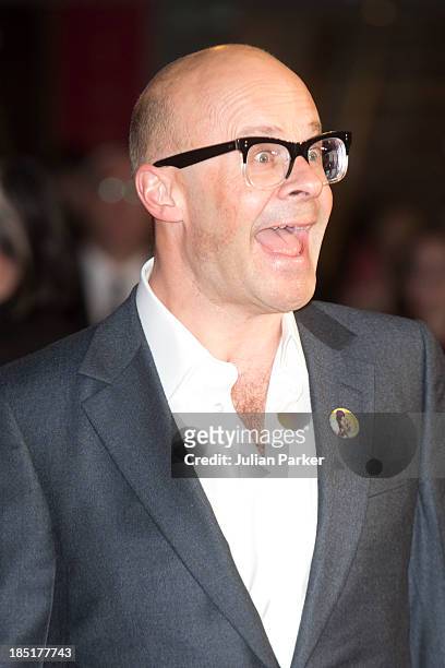 Harry Hill attends the European premiere of "One Chance" at Odeon Leicester Square on October 17, 2013 in London, England.