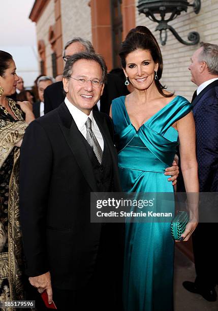 Jewelry designer Martin Katz and Kelly Katz attend the Wallis Annenberg Center for the Performing Arts Inaugural Gala presented by Salvatore...