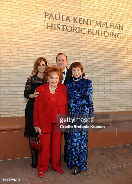 Ellyn Snowden, Paula Kent Meehan, Dave Snowden and Jackie Rosenberg attend the Wallis Annenberg Center for the Performing Arts Inaugural Gala...