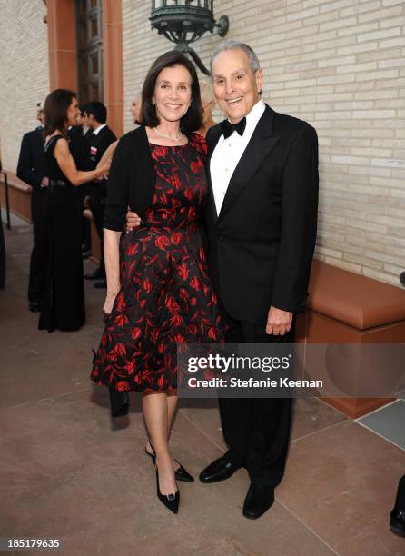 Actor Jerry Janger and wife Linda Janger attend the Wallis Annenberg Center for the Performing Arts Inaugural Gala presented by Salvatore Ferragamo...