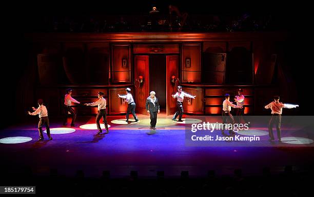 Singer Terri White and The Postmen perform onstage during the Wallis Annenberg Center for the Performing Arts Inaugural Gala presented by Salvatore...