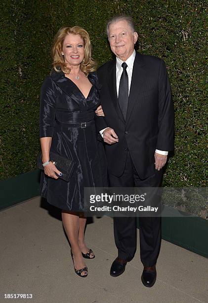 Host Mary Hart and producer Burt Sugarman attend the Wallis Annenberg Center for the Performing Arts Inaugural Gala presented by Salvatore Ferragamo...