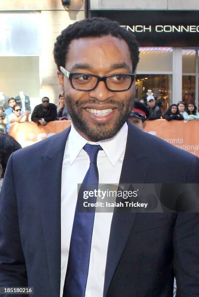 Actor Chiwetel Ejiofor at the 'Half Of A Yellow Sun' Premiere during the 2013 Toronto International Film Festival at Winter Garden Theatre on...