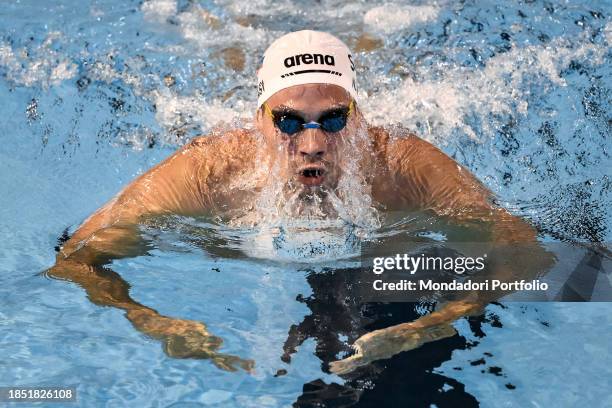 Richard Nagy of Slovakia competes in the 400m Individual Medley Men Heats during the European Short Course Swimming Championships at Complex Olimpic...