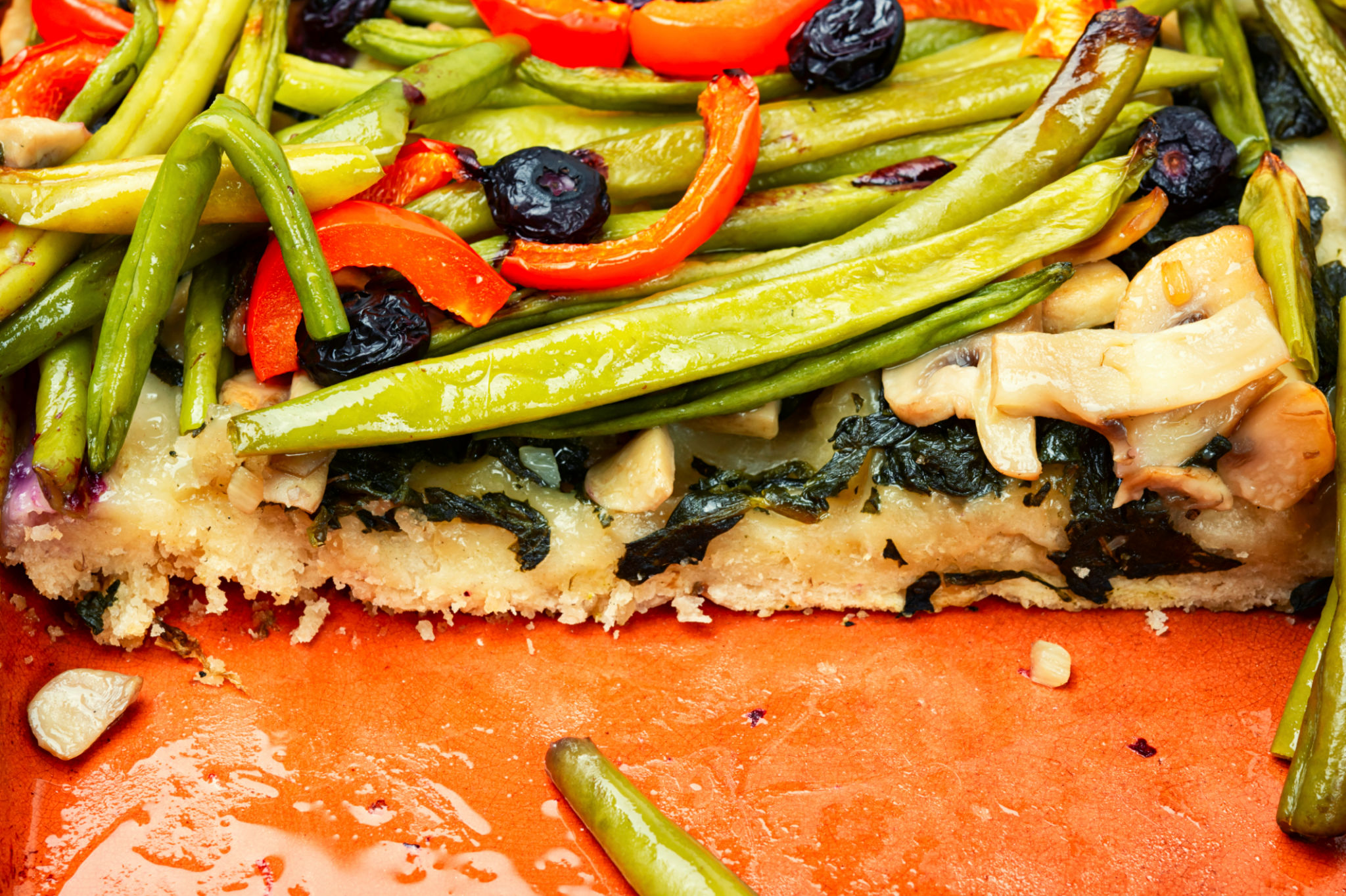 Bush beans pie. green beans casserole quiche Bush beans pie. green beans casserole quiche