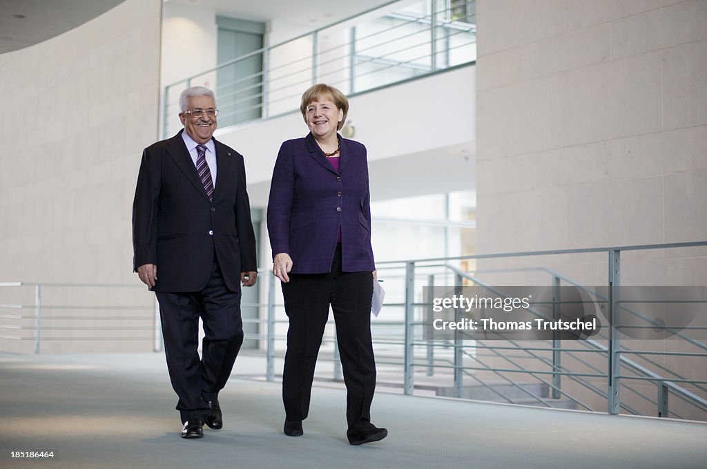 Abbas Meets With Merkel